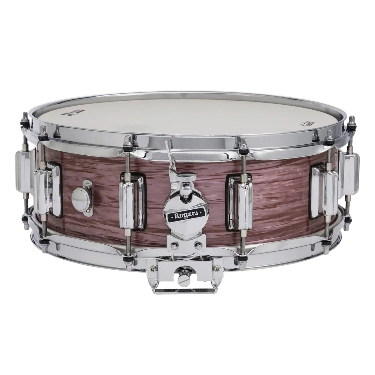 Rogers Dyna-Sonic Beavertail 5x14-Inch Snare Drum - Red Ripple