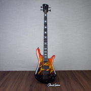 Spector USA Custom NS-2 Hot Rod Series Painted by Dan Lawrence Electric Bass Guitar - "Real Flame" - CHUCKSCLUSIVE - #1999