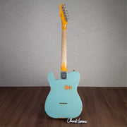 Fender Custom Shop Limited Edition '61 Telecaster Relic Electric Guitar - Aged Daphne Blue Sparkle - #CZ567663