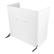 Gator Frameworks GFW-DJFACADE-TVM DJ Facade with TV Mount