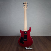 PRS CE24 Flame Maple Electric Guitar, Ebony Fingerboard - Scarlet Red - CHUCKSCLUSIVE - #230365232 - 2023