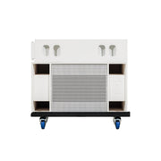 BASSBOSS Sublim8 Column PA Speaker wIth 18-inch Sub - White
