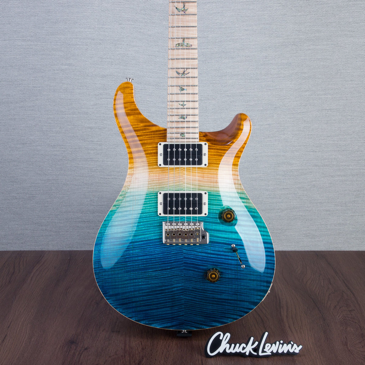 PRS Wood Library Custom 24 Electric Guitar - Private Stock Beach Fade Finish - CHUCKSCLUSIVE - #240383985 - 2024