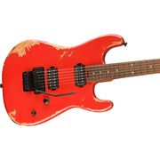 Charvel Pro-Mod Relic San Dimas Style 1 HH FR PF, Pau Ferro Fingerboard - Weathered Orange
