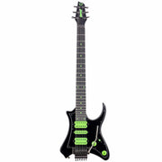 Traveler Vaibrant Deluxe V88X Electric Guitar - Cosmic Black