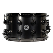Drum Workshop Collectors Series 8x14 Snare Drum - Satin Black Nickel Over Brass