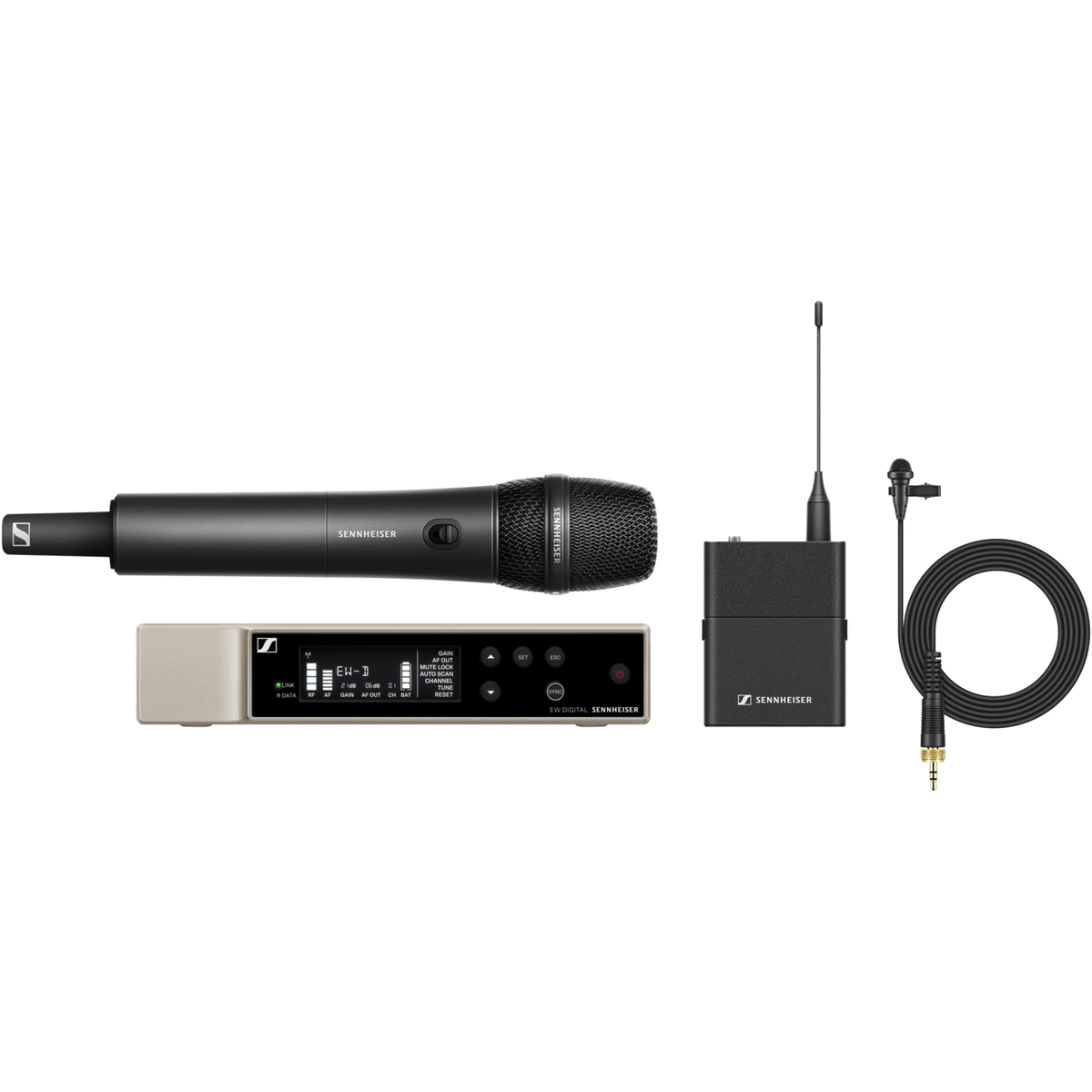 Sennheiser EW-D ME2/835-S SET (R4-9) Digital Wireless Lavalier/Vocal Combo Set