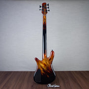 Spector USA Custom NS-5 Hot Rod Series Painted by Dan Lawrence Electric Bass Guitar - "Real Flame" - CHUCKSCLUSIVE - #1998