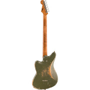 Jackson Custom Shop Master Built Pat Campolattano Misha Mansor Surfcaster Signature Baritone Electric Guitar - Army Drab Green