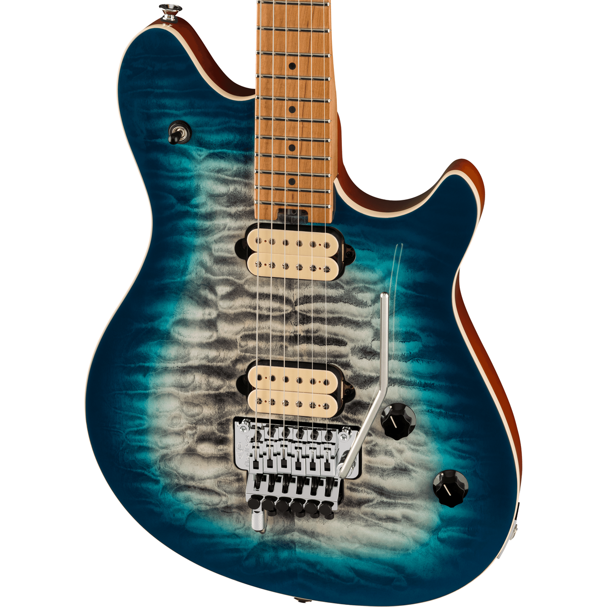 EVH Wolfgang Special QM Electric Guitar - Baked Maple Fingerboard, Indigo Burst