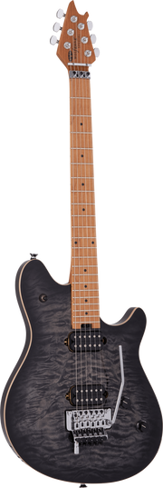 EVH Wolfgang Special QM Electric Guitar Baked Maple Fingerboard, Charcoal Burst