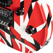 EVH Wolfgang Special Striped Series Electric Guitar - Red, Black, and White