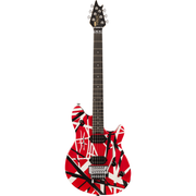 EVH Wolfgang Special Striped Series Electric Guitar - Red, Black, and White