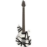 EVH Wolfgang Special Striped Series Electric Guitar - Black and White