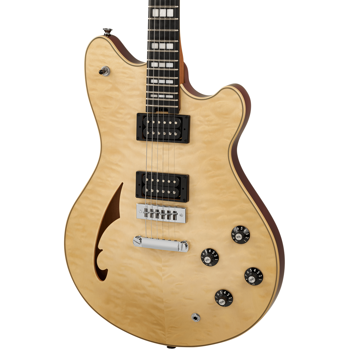 EVH SA-126 Special QM Semi-Hollow Electric Guitar - El Natural