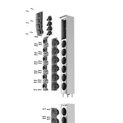LD Systems Maui 44 G2 Cardioid Powered Column Loudspeaker - White