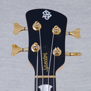 Spector Euro 4 LT Solid Korina Wings Electric Bass Guitar - Natural Satin - CHUCKSCLUSIVE - #NB23504