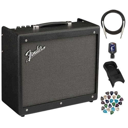 Fender Mustang GTX50 Guitar Combo Amplifier w/ Fender Amperstand Guitar Cradle