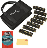 Fender Blues DeVille Harmonica 7 Pack w/ Musictoner Instructional Manual