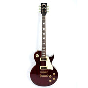 Vintage Reissue V100 Gold Reissue Wine Red LP Deluxe Style Guitar