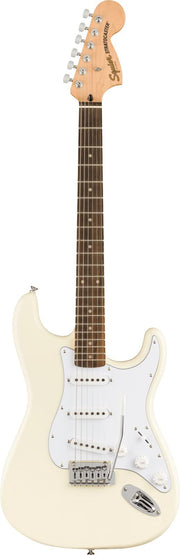 Fender Squier Affinity Stratocaster, Laurel - Olympic White w/ Frontman 10G Amplifier