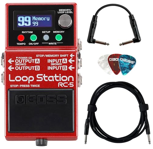 Boss RC-5 Loop Station w/ Instrument Cable