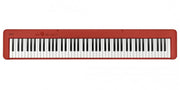 Casio CDP-S160 88-Key Compact Digital Piano - Red w/ CS-46 Stand