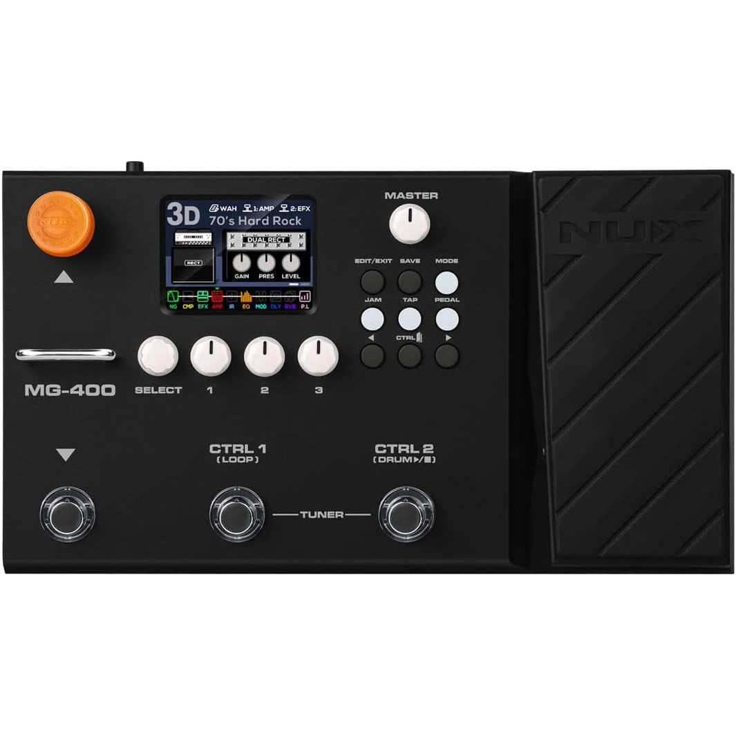 NUX MG-400 Dual DSP Multi-FX Processor for Guitar and Bass
