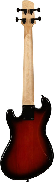 Kala Ubass SB-TB-FS - 4-String Ukulele, Right, Tobacco Burst