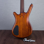Warwick Limited Edition Pro Series Steametter 4-String Electric Bass Guitar - Special Amber Transparent Satin - #GPSG01025522