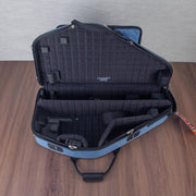 Marcus Bonna Alto and Curved Neck Soprano Double Saxophone Case - Cationic Blue