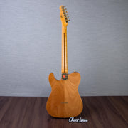 Fender Custom Shop Limited Edition Deluxe AAA Flame Custom Deluxe Telecaster Electric Guitar - Sunset Orange Transparent - #CZ590116