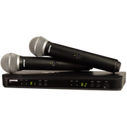 Shure BLX288/PG58 Wireless Dual Vocal System with PG58 - H11 Band - New