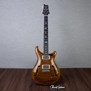 PRS Hollowbody II Piezo 10-Top Hollowbody Electric Guitar - Black Gold Wraparound Burst - #250409217