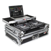 ProX XS-UXLT Universal Flight Style Road For Medium Sized DJ Controllers with Sliding Laptop Shelf
