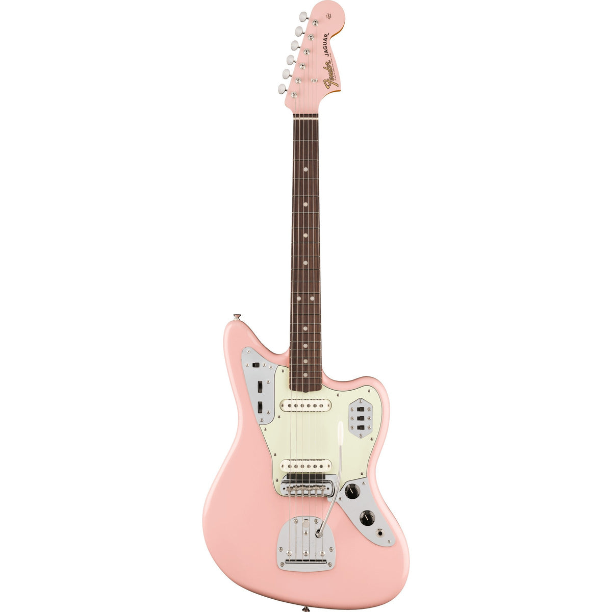 Fender Vintera III Mid '60s Jaguar Electric Guitar, Rosewood Fingerboard - Shell Pink