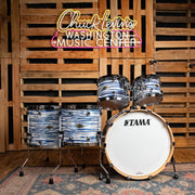 Tama Starclassic Walnut/Birch 5-Piece Shell Pack - Blue and White Oyster