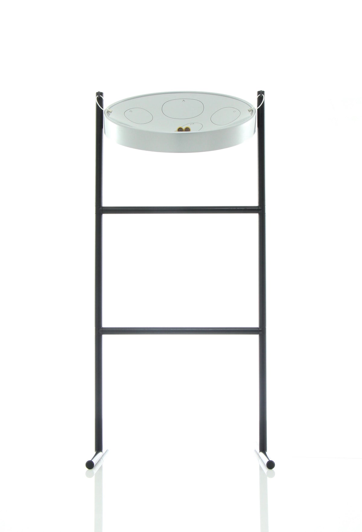Jumbie Jam Steel Drum Kit with Floor Stand - Silver Pan