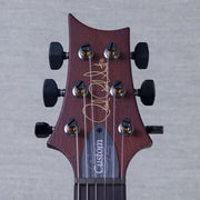 PRS S2 Custom 24 Poplar Burl Electric Guitar - Black Gold Burst - #26S2089384