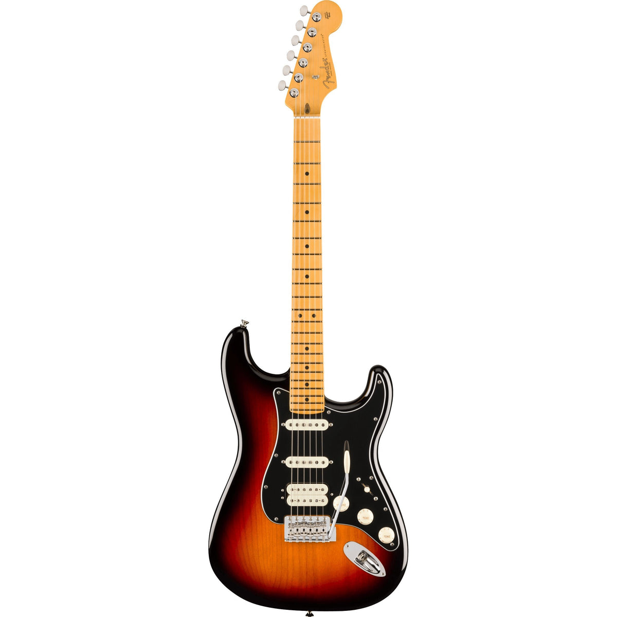 Fender American Professional Classic Stratocaster HSS Electric Guitar, Maple Fingerboard - 3-Color Sunburst