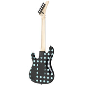 Kramer NightSwan Electric Guitar - Black With Blue Polka Dots