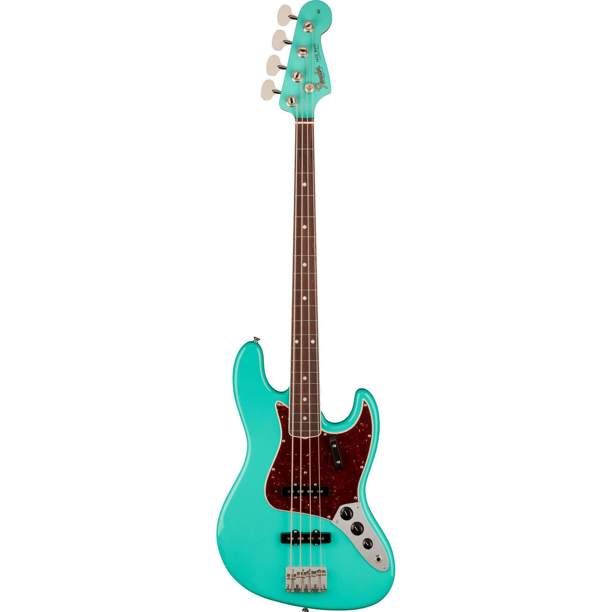 Fender American Vintage II 1966 Jazz Bass Guitar, Rosewood Fingerboard - Sea Foam Green - New