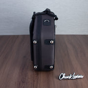 Marcus Bonna Double Sax Case for Alto and Straight Soprano with Detachable Neck - Brown Nylon
