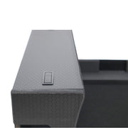 ProX XS-YDM7DHW ATA Digital Audio Mixer Flight Case for Yamaha DM7 Console with Doghouse and Caster wheels