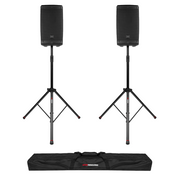 Gator Frameworks GFW-SPK-3000SET Lift-Assisted Speaker Stand with Carry Bag - New