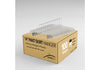 Plastic Skirt/Pant Hangers - Heavy Weight w/Long Hook and Chrome Clips - 14" Clear