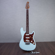 Music Man Cutlass SSS Trem Electric Guitar - Powder Blue