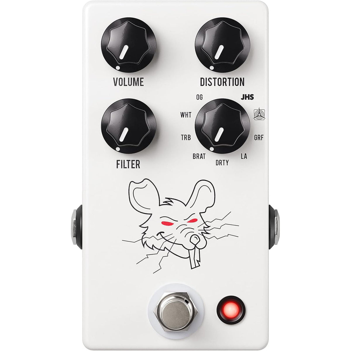 JHS Packrat White Version - Multi-Rat Distortion Pedal