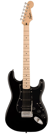 Fender Squier Sonic Stratocaster HSS - Black w/ Frontman 10G Amplifier