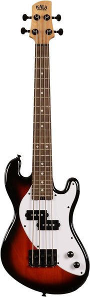 Kala Ubass SB-TB-FS - 4-String Ukulele, Right, Tobacco Burst
